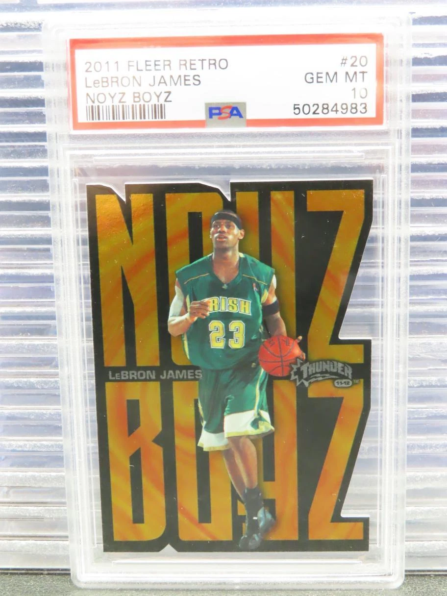 fleer retroレブロンジェームズ noyz boyz nba カード