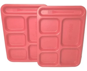 Vintage Red School Lunch Tray - 6 Section - Cambro PS1014 RED 15"x 9" - Picture 1 of 10