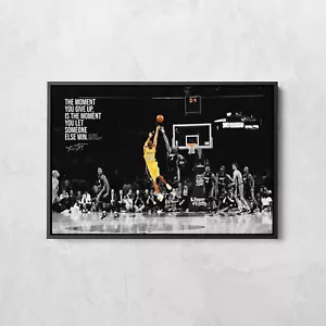 Kobe The Last Shot Poster, Lakers Legende Poster Basketball Bryant Mann Höhlendekor - Bild 1 von 8