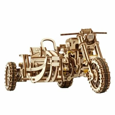 Rompecabezas mecánico UGEARS madera 3D modelo SCRAMBLER UGR-10 juego de construcción Foto 1 de 4