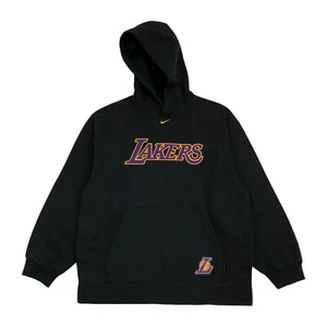 VINTAGE NIKE LA LAKERS HOODIE MEDIUM M SWEATSHIRT PULLOVER KOBE BRYANT 24 LEBRON - Bild 1 von 2