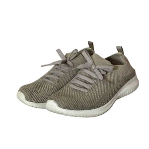 Skechers Women's Memory Foam Slip-On Sneakers Shoes 8 Grey Lightweight Casual - Picture 1 of 6