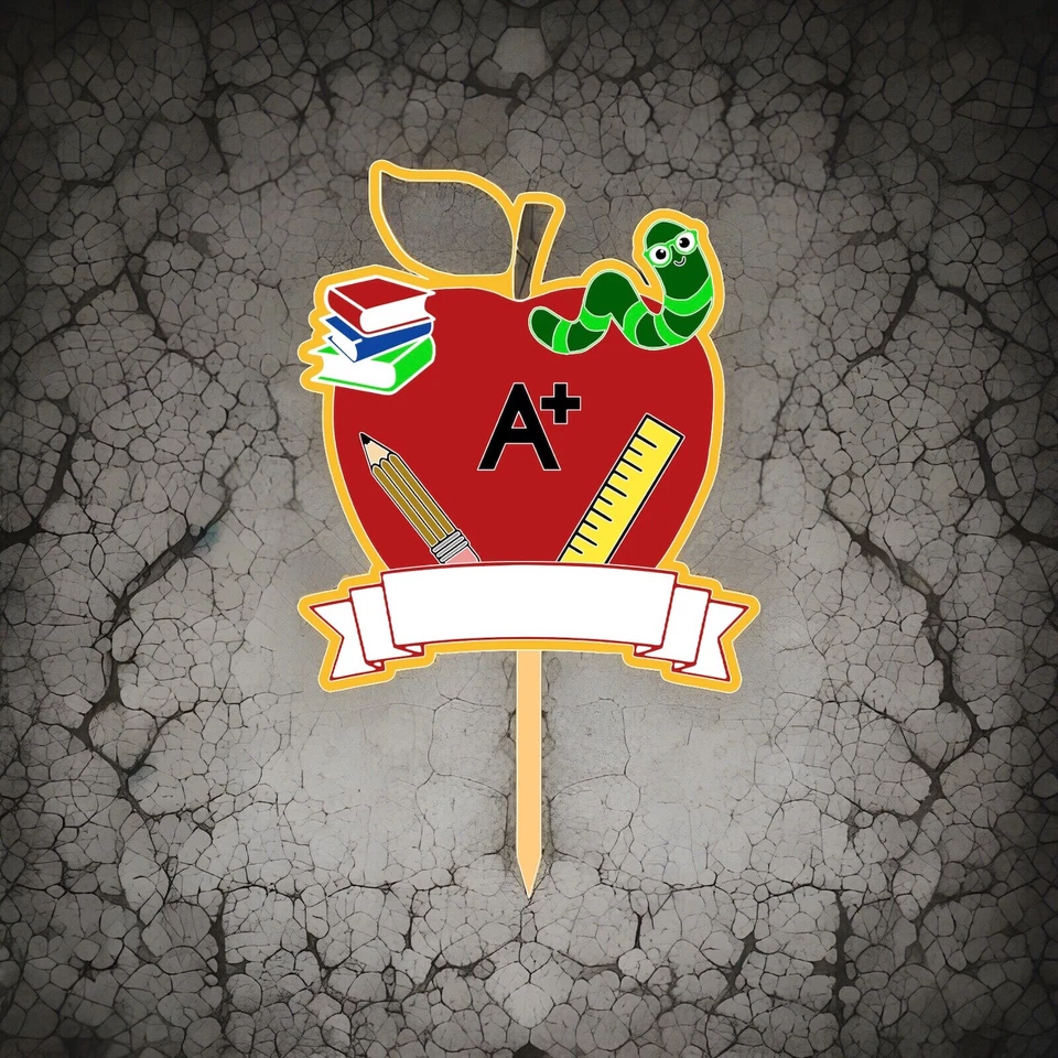 Custom Teacher Appreciation Cake Topper School Teacher - Image 1 of 1