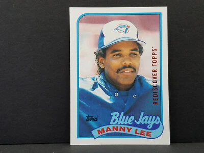 1989 Topps #371 Manny Lee, Toronto Blue Jays - REDISCOVER TOPPS "Buy Back" - Image 1 of 2