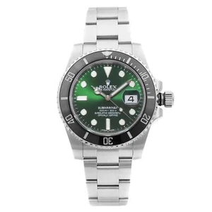 Rolex Uboot Keramik Blende Eigener Grün Ziffernblatt Automatik Herren Armbanduhr - Bild 1 von 6