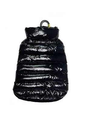 Chaleco hinchado negro Isaac Mizrahi para perro (pequeño) Foto 1 de 4