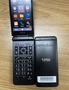 TELÉFONO PLEGABLE KYOCERA A202KC DIGNO KEITAI 4 ANDROID Desbloqueado Negro de Japón - Imagen 1 de 20