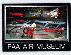 Postcard Antique/Classic Gallery EAA Air Museum Oshkosh Wisconsin USA - Picture 1 of 2