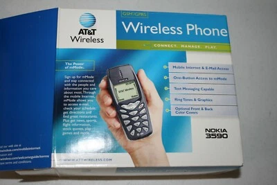 NUEVO TELÉFONO CELULAR NOKIA 3590 ATT DE COLECCIÓN RARO GSM GPRS MÓVIL INALÁMBRICO  Foto 1 de 4