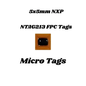 NEU NXP NTag213 *FPC Micro Tags 5x5mm ganz neu, sehr klein u. programmierbar ✅ - Bild 1 von 5