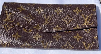 VTG EARLY 1980's Louis Vuitton Monogram Canvas Envelope Wallet - Image 1 of 4