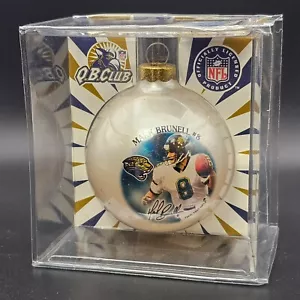 De colección Q.B. Adorno de vidrio Club Jacksonville Jaguars Mark Brunell #8 hecho en EE. UU. - Imagen 1 de 4