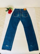 Denim Jeans EVISU Vintage 2501XX No2 JEANS Selvedge DENIM Japan W:28 Inseam:33