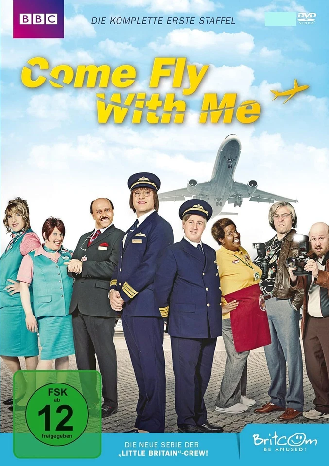 Come Fly With Me DVD R2 BBC Little Britain Stars Comedy Series Matt Lucas