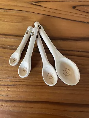 Bamboo Wood Measuring Spoon set (4) - Image 1 of 4