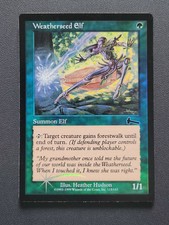 MTG Weatherseed Elf Urza's Legacy 115/144 Foil Common Slight Curl English LP