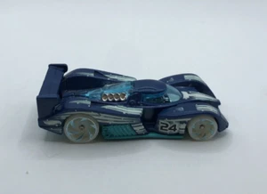 Vintage 2010 Hot Wheels 24 Ours Car  Diecast Blue 1/64 Scale Car - Picture 1 of 5