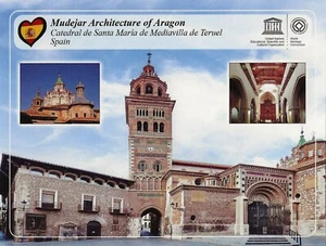 Postal España Arquitectura Mudéjar de Aragón Catedral de Teruel UNESCO COMO NUEVA - Imagen 1 de 2