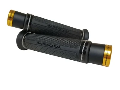 Suzuki GSX1250FA Barracuda Grips Ring Black + Gold B-Lux Bar Ends - Image 1 of 3
