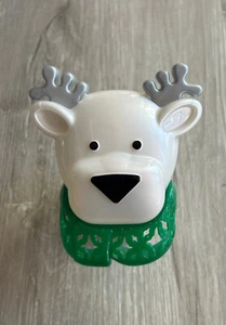 Bath & Body Works Wallflowers Light Up Holiday White Reindeer Plug In Diffuser - Picture 1 of 8