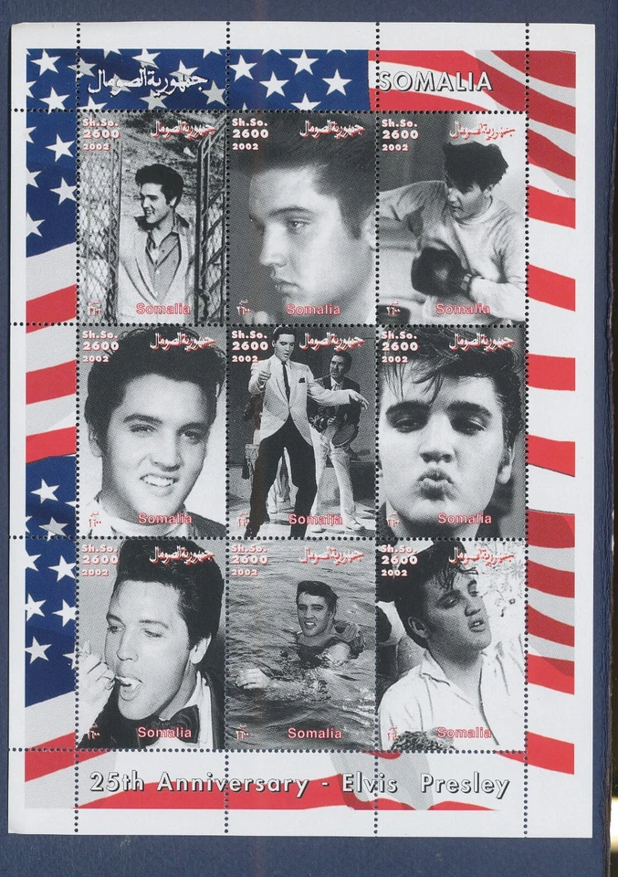 SOMALIA - MNH  S/S - Elvis  - 2002 - Image 1 of 1