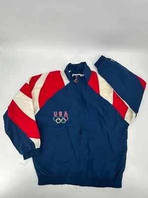 Vintage 1996 Starter Atlanta Olympics Team USA Eagle ZipUp Windbreaker Jacket L - Image 1 of 4