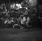 People Gather To Bet And Watch A Cock Fight In Havana 1946 OLD PHOTO