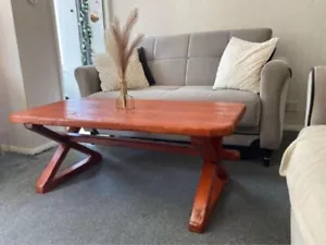 LUXE Coffee Table Living Space | Modern Home | HandCrafted Solid Wood | Tea - Picture 1 of 10
