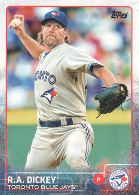 2015 Topps #316 R.A. Dickey Toronto Blue Jays - Image 1 of 2