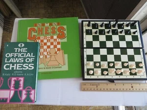 Libro de ajedrez vintage Allan Troy edición #6 reglas oficiales, cómo jugar, juego de bolsillo TH - Imagen 1 de 5