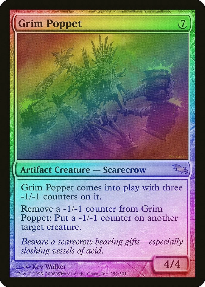 Grim Poppet FOIL Shadowmoor HEAVILY PLD Artifact Rare MAGIC MTG CARD ABUGames - Image 1 of 1