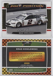 2018 Panini Donruss NASCAR Pole Position Brad Keselowski #PP6