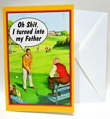 NobleWorks Greeting Card - "I Turned Into My Father" Happy Father's Day 001693 - Image 1 of 2
