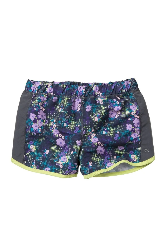 Calvin Klein Big Girl's Performance Tulip Shorts Short Pants Summer Running Gym - Image 1 of 1