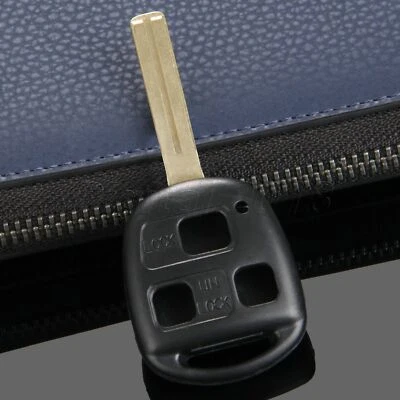 Remote 3 Buttons Key Case Shell Fob Replace for Lexus SC430 GX470 LX470 GS300 - Image 1 of 4