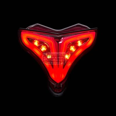 2009-2014 FIT Yamaha taillight Indicators YZF-R1 INTEGRATED SMOKE 11 12 13 14 - Image 1 of 4