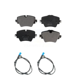 Front Semi-Metallic Disc Brake Pads And Wear Sensors Kit For BMW X3 X4 - Picture 1 of 2