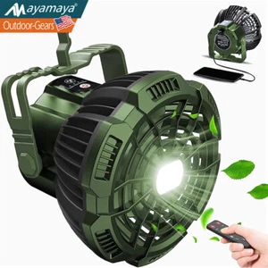 2in1 Portable Tent Light LED Lamp Fan Camping Hiking Outdoor Ceiling Equipment - Picture 1 of 12