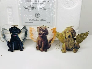 Puppy Paradise Ornament Set 3 Lucky Blackie Kakao Labrador Bradford Weihnachten - Bild 1 von 10