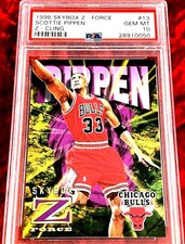 1996 SKYBOX Z - FORCE Z - CLING SCOTTIE PIPPEN #13 POP 1/2 PSA 10
