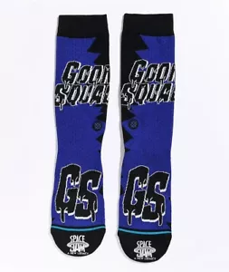 Calcetines Stance Goon Squad Space Jam Crew Grandes (Hombres 9-13) Negros Nuevos - Imagen 1 de 1