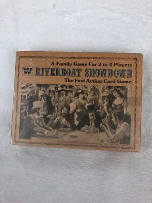 1976 Riverboat Showdown Card Game By Whitman Complete Vintage - Image 1 of 4