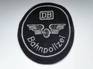Polizei-Aufnäher    Bahnpolizei  DB   9x10,5 cm - Bild 1 von 1