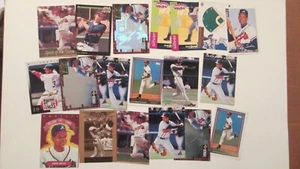 David Justice Atlanta Braves inserto lotto 20 carte - Foto 1 di 1