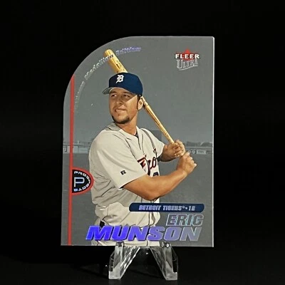 Eric Munson 2000 Fleer Ultra Platinum Medallion/25 #259P Rookie RC Tigers ¡MIRA! Foto 1 de 2