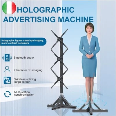 Ventola con ologramma 3D, 50 cm proiezione di ologrammi rotanti, per negozi - Image 1 of 4