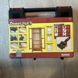 1333 Dowel Jig Kit - New, Improved, Self-Centering Handheld Dowel Jig with 3 ... - Picture 1 of 6