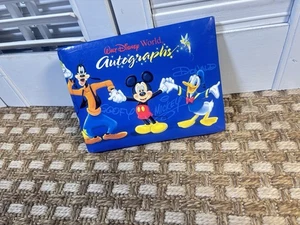 Disney World Park Autograph Book Used With 11 Character Signatures - Bild 1 von 14