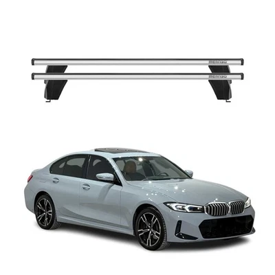 For BMW M3 21-24 OMAC USA 96MNBDMSFIX204FP Gray Fix Points Roof Racks Cross Bar Foto 1 de 4