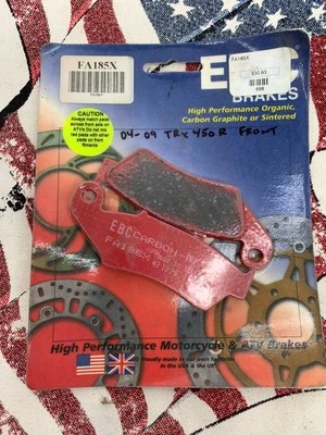 Pastillas de freno EBC FA185X 02-07 HONDA CR125/250 04-17 CRF250R 02-18 CRF450R NUEVAS Foto 1 de 2